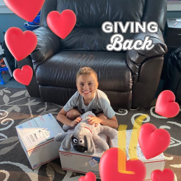 Send a Plush Trouble the Dog to a Child in Need