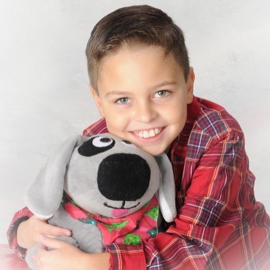 Darius Noonan with Trouble the Dog