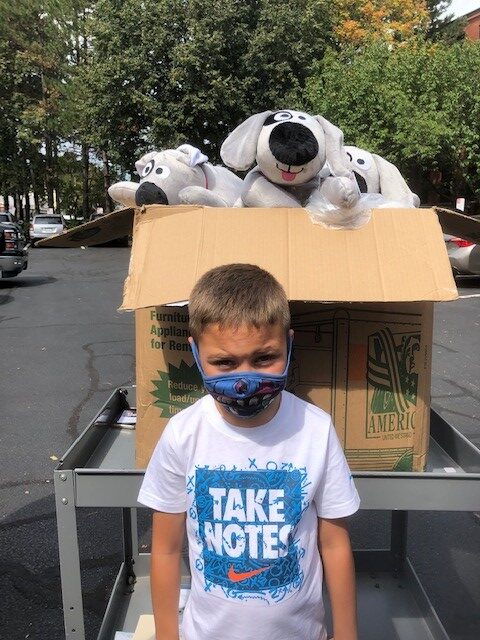 Send a Plush Trouble the Dog to a Child in Need