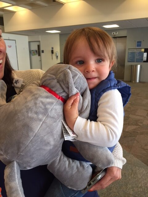 Trouble hugs at Salem Hospital